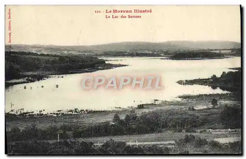 Ansichtskarte AK Morvan Le lac des Settons