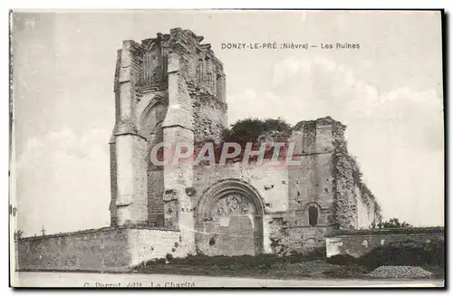 Cartes postales Ponzy Le Pre Les Ruines