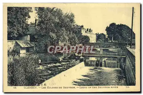 Cartes postales Clamecy Les Ecluses Du Beuvron