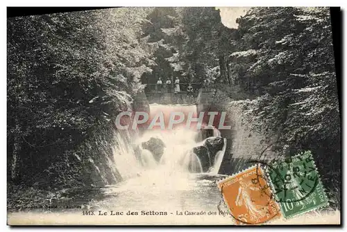 Cartes postales Lac des Settons La cascade