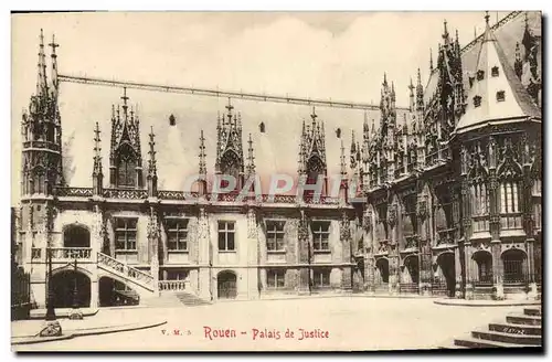 Cartes postales Rouen Palais de Justice