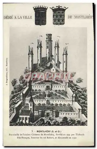 Cartes postales Montlhery Chateau