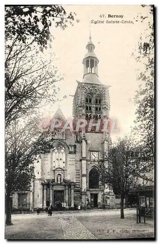 Cartes postales Bernay Eglise Sainte Croix