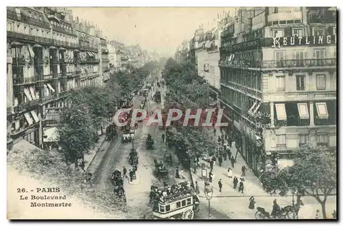 Cartes postales Paris Le Boulevard Montmartre