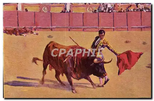 Cartes postales Corrida Taureau
