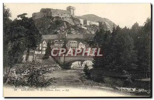 Cartes postales Lourdes Le Chateau Fort