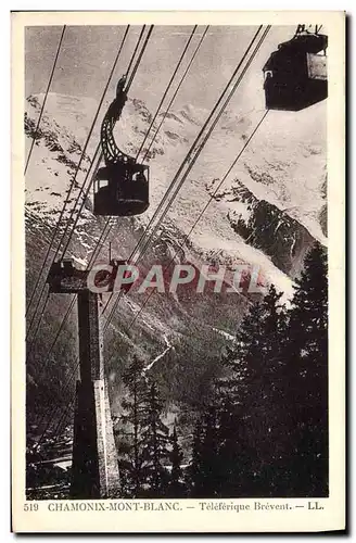 Cartes postales Chamonix Mont Blanc Teleferique Brevent