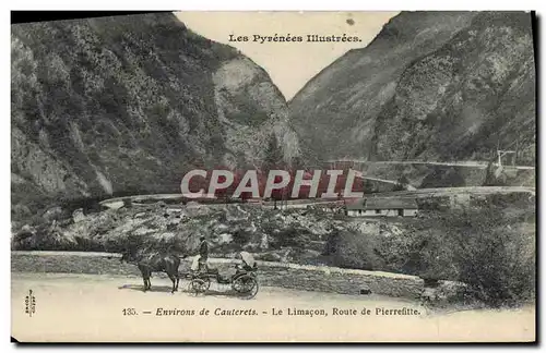 Cartes postales Cauterets Le Limacon Route de Pierrefitte