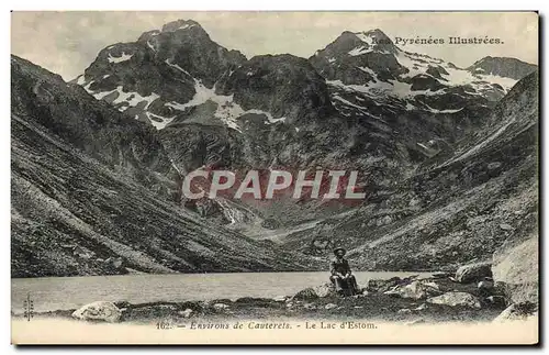 Cartes postales Environs de Cauterets Le Lac de d&#39Estom