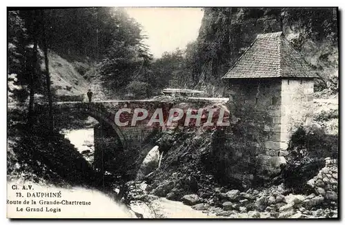 Cartes postales Dauphine Route de la Grande Chartreuse le grand logis