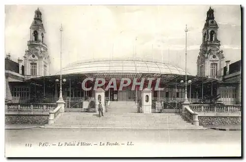 Cartes postales Pau Le Palais d&#39Hiver La Facade