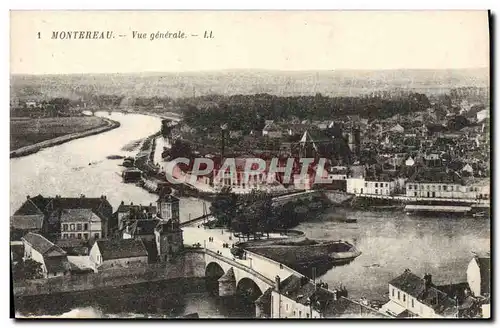 Cartes postales Montereau Vue Generale