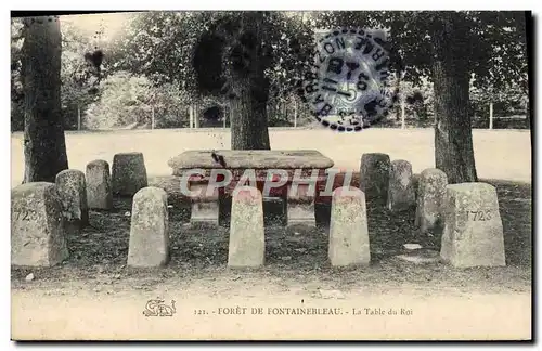 Ansichtskarte AK Foret De Fontainebleau La Table du Roi