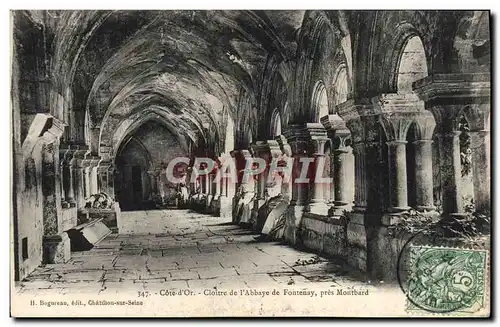 Cartes postales Cote d&#39Or Cloitre de l&#39Abbaye de Fontenay Pres Montbard