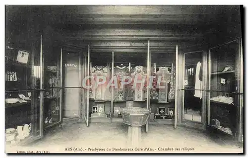 Cartes postales Ars Presbytere du Bienheureux Cure d'Ars Chambre des reliques
