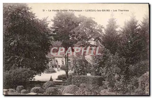 Cartes postales La Haute Saone Pittoresque Luxeuil Les Bains les Thermes
