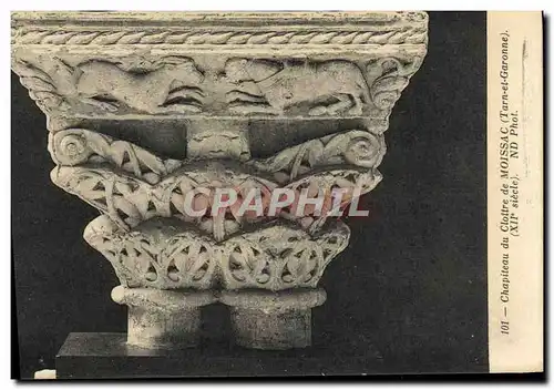 Cartes postales Moissac Cloitre Chapiteau