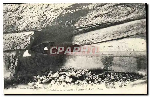 Cartes postales Interieur de la Grotte du Mas d&#39Azil Pilier