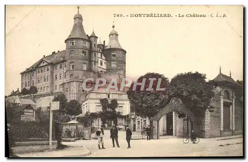 Cartes postales Montbeliard Le Chateau