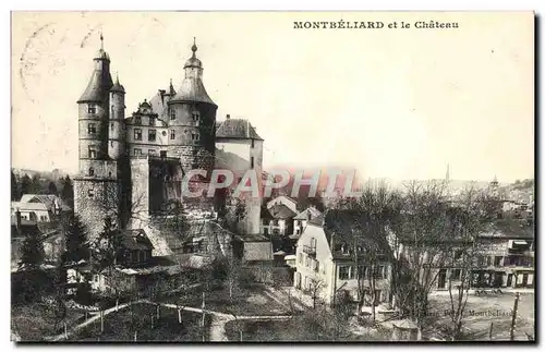 Cartes postales Montbeliard et le Chateau
