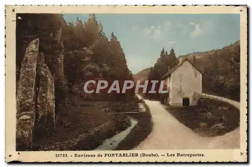 Cartes postales Environs de Pontarlier Les Entreportes