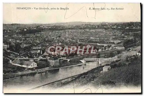 Ansichtskarte AK Besancon vue Generale prise de Bregille