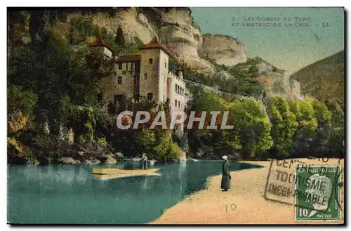 Cartes postales Les Gorges du Tarn Et Chateau de la Caze