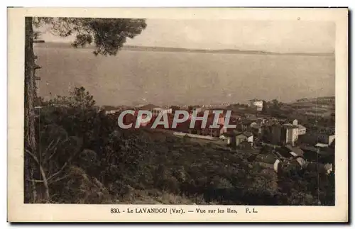 Cartes postales Le Lavandou Vue sur les Iles