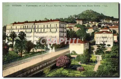 Cartes postales Hyeres Panorama De La Ville haute