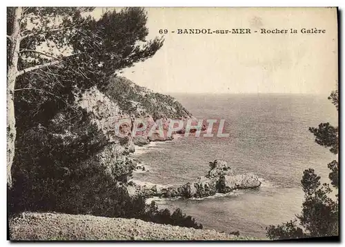 Cartes postales Bandol Sur Mer Rocher la Galere