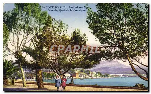 Cartes postales Cote D'Azur Bandol sur Mer Vue du quai de la Consigne