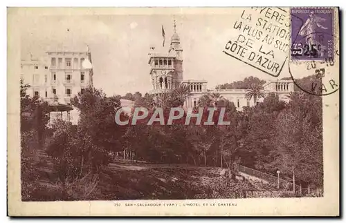 Ansichtskarte AK San Salvadour L&#39Hotel et le Chateau