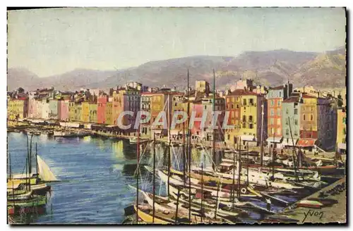 Cartes postales Toulon Les quais Bateaux