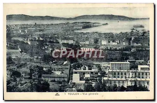 Cartes postales Toulon Vue Generale