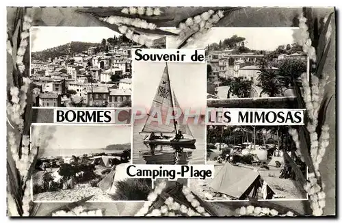 Cartes postales moderne Bormes Les Mimosas Camping Plage