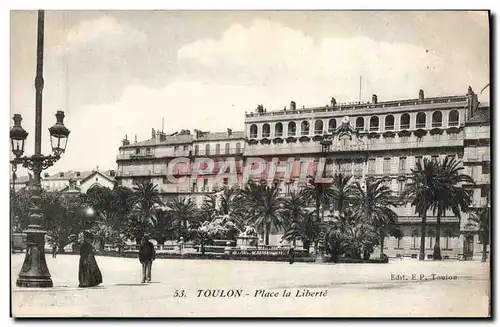 Cartes postales Toulon Place la Liberte