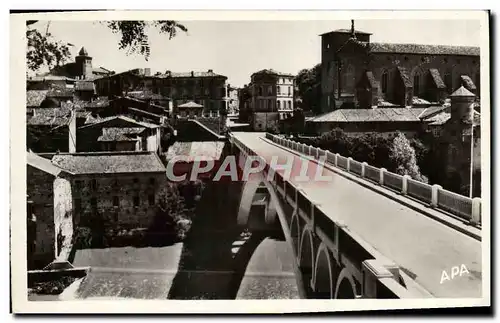 Cartes postales moderne Gaillac Le Pont et L&#39Abbaye Saint Michel