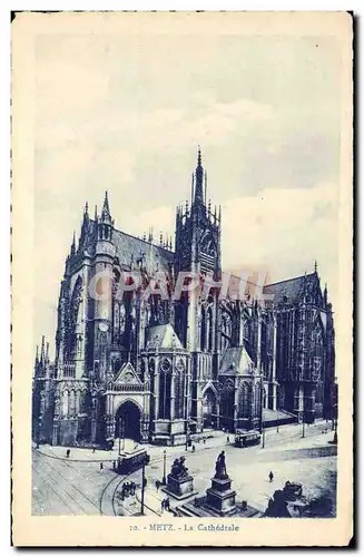 Cartes postales Metz La Cathedrale