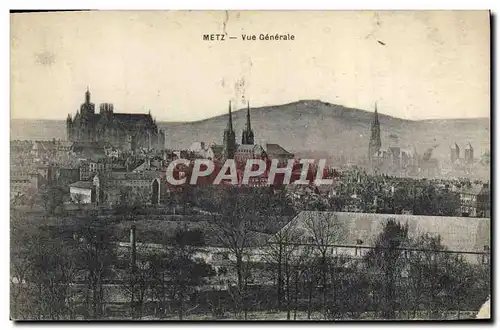 Cartes postales Metz Vue Generale