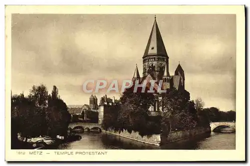 Cartes postales Metz Temple Protestant