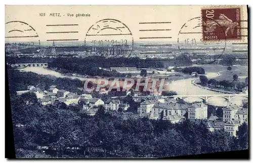 Cartes postales Metz Vue Generale
