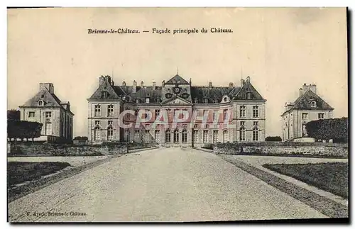 Cartes postales Brienne Le Chateau Facade Principale du Chateau