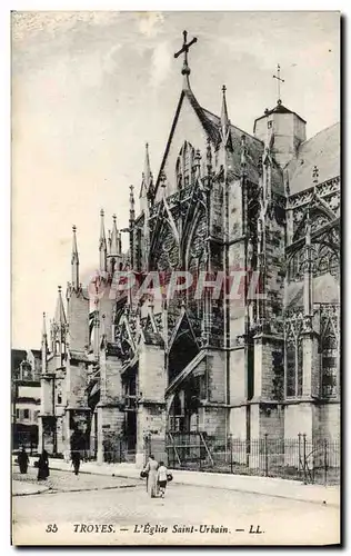 Cartes postales Troyes L&#39Eglise Saint Urbain