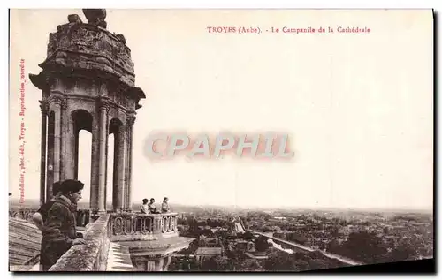 Cartes postales Troyes Le Campanile de la Cathedrale
