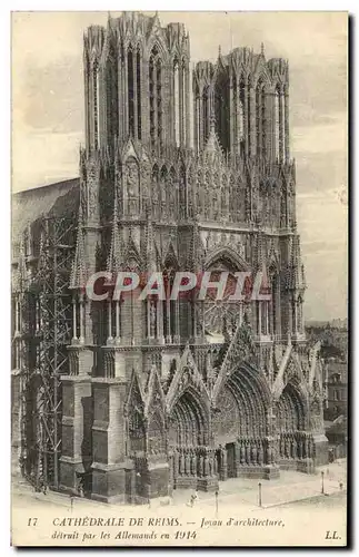 Cartes postales Reims Cathedrale