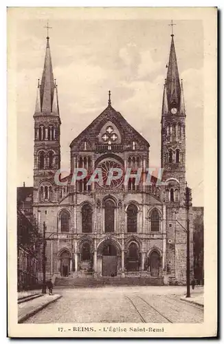 Cartes postales Reims L'Eglise Saint Remi