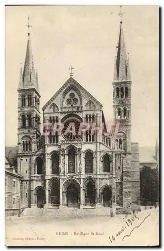 Cartes postales Reims Basilique St Remi