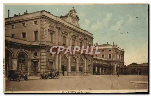 Cartes postales Reims La Gare