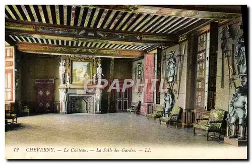 Cartes postales Cheverny Le Chateau La Salle Des Gardes