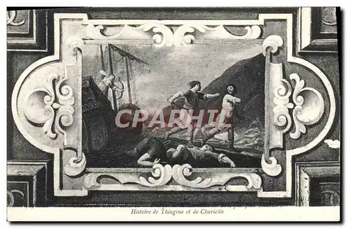 Cartes postales Histoire De Theagene Et De Chariclee Chateau de Cheverny